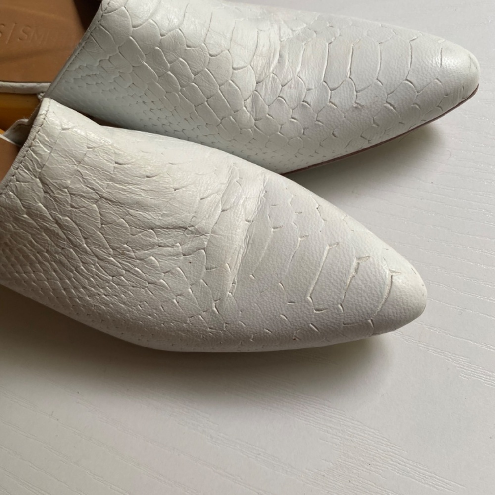 JAMES | SMITH James Smith WHITE PYTHON mules clogs - Picture 3 of 8